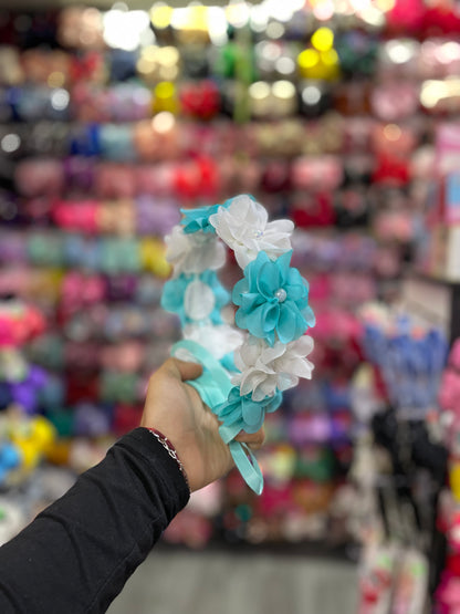 Corona De Flores(Ajustable) - Los Moños De Kari