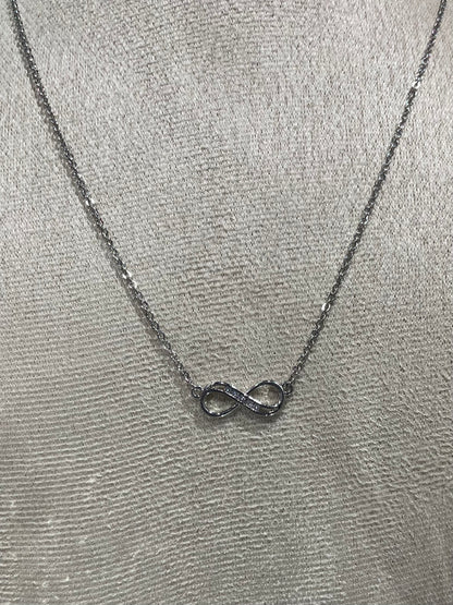 Collar de Zirconia con dije de Infinito - Bling Bling