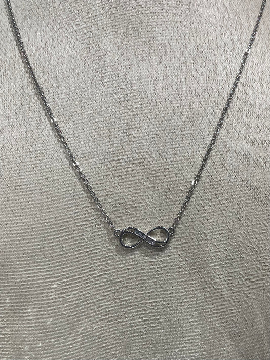 Collar de Zirconia con dije de Infinito - Bling Bling