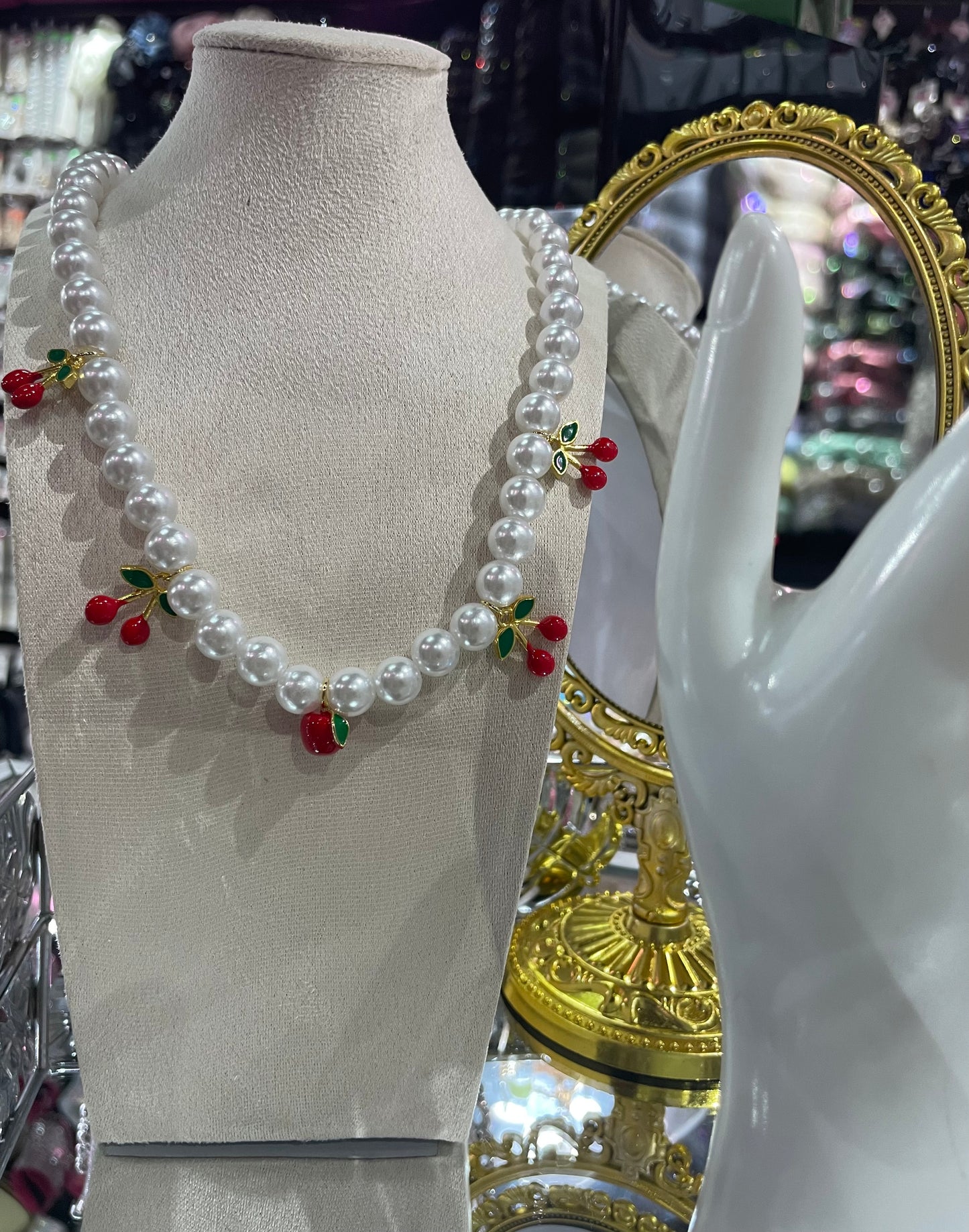 Collar de perlas con dijes Frutales - Bling Bling