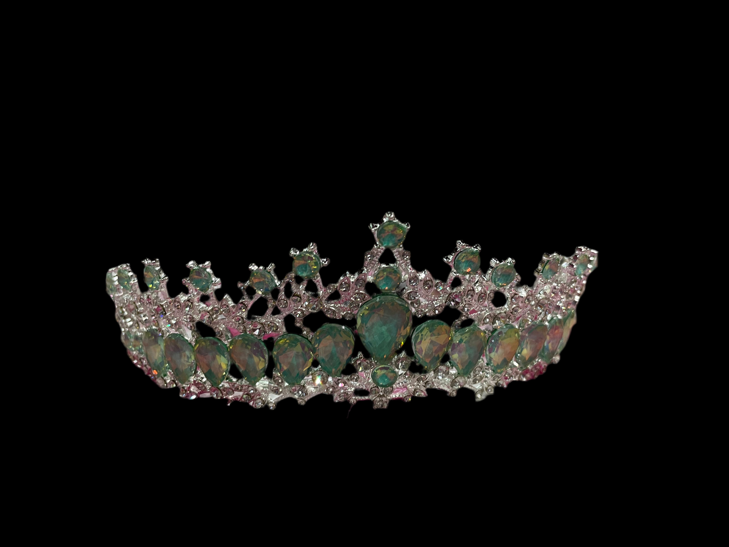 Corona princesa verde 4 - Bling Bling