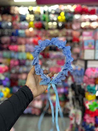 Corona De Flores(Ajustable) - Los Moños De Kari