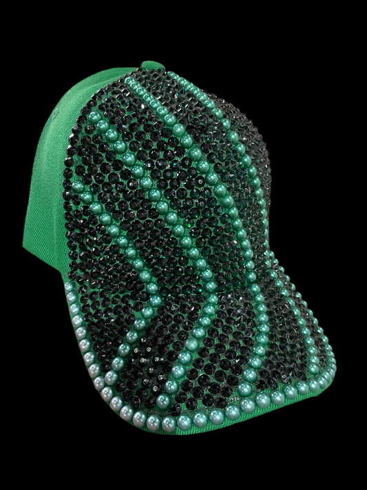 Gorras de perlas - bling bling