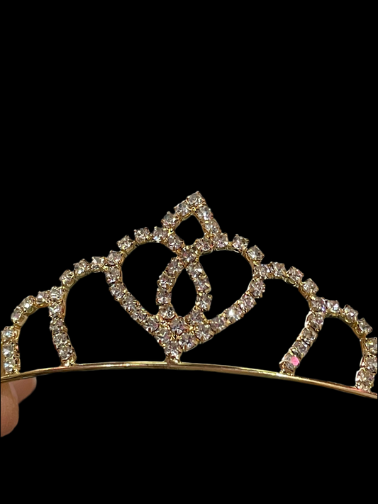 Tiara dorada princesa 316