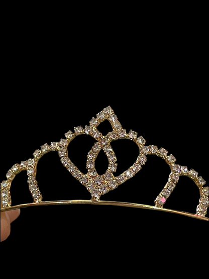 Tiara dorada princesa 316