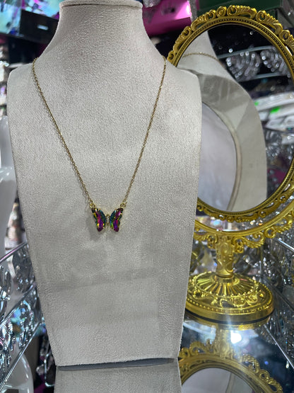 Collar Con dije de Mariposa - Bling Bling