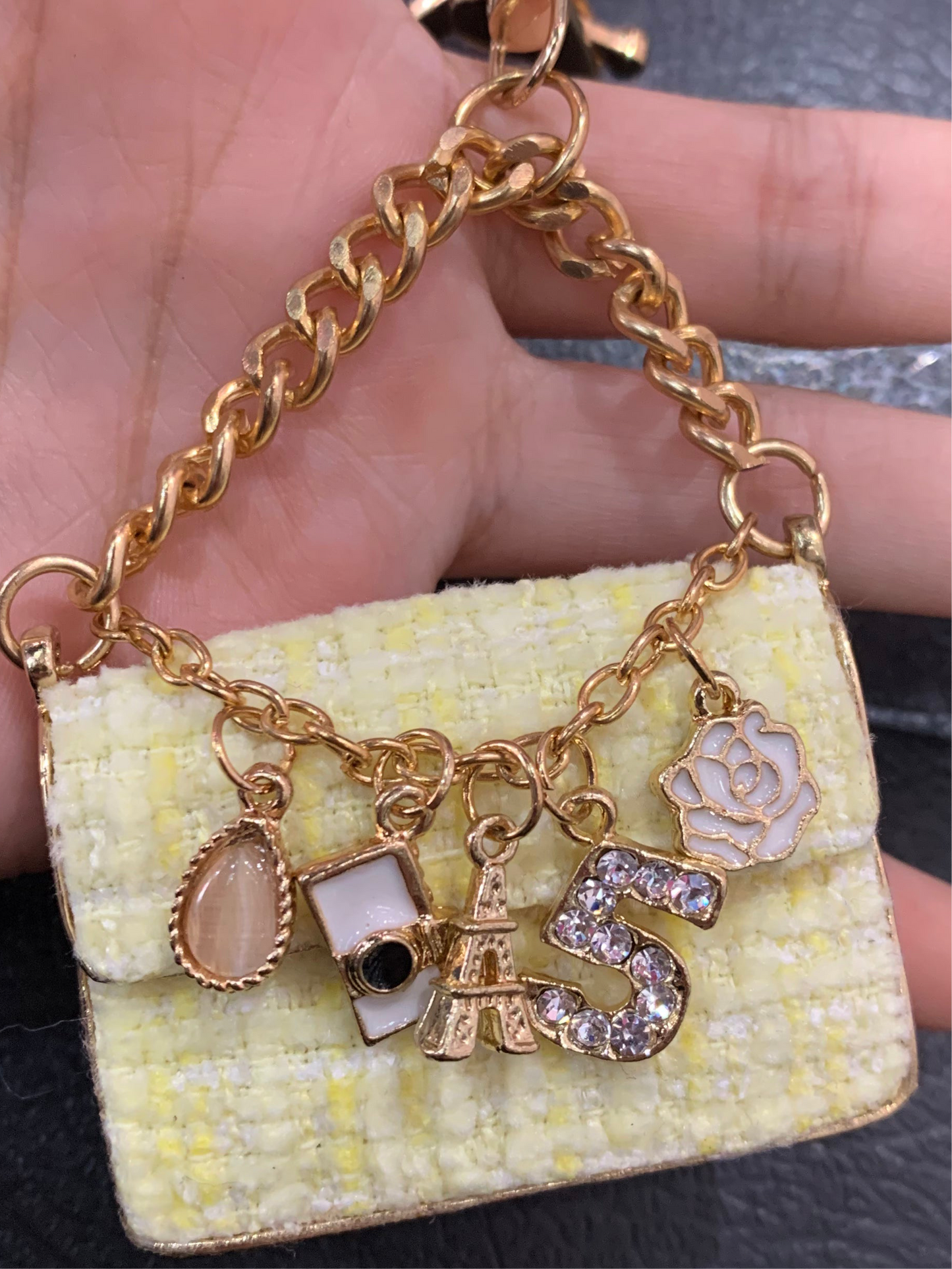 Llavero de bolsa - bling bling