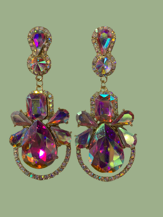 Arete largo de fiesta diseños - Bling Bling