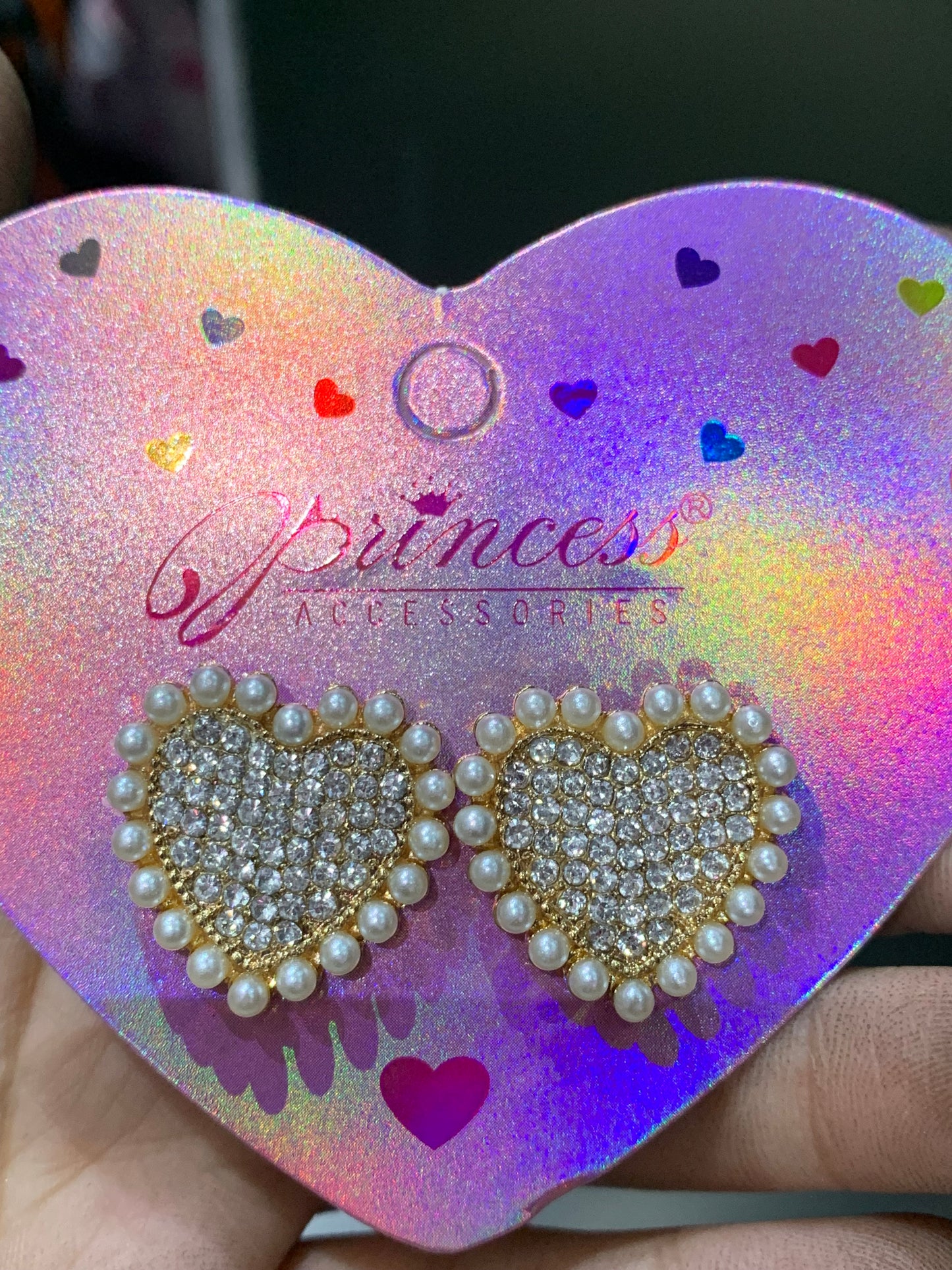 Aretes de corazón - Bling Bling