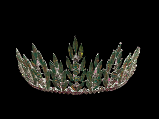 Corona princesa verde 2 - Bling Bling
