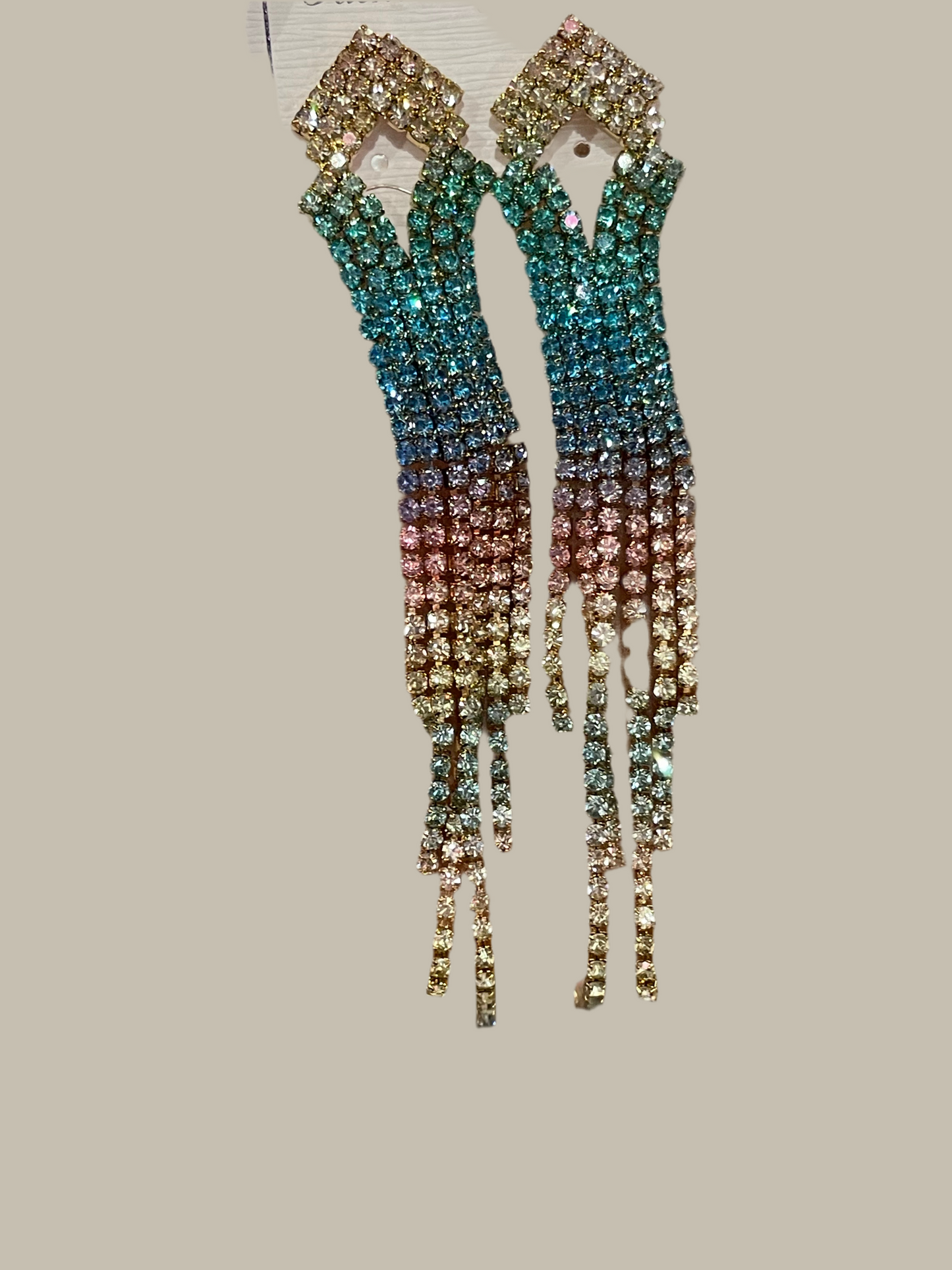 Aretes de fiesta desvanecido de color  - Bling Bling