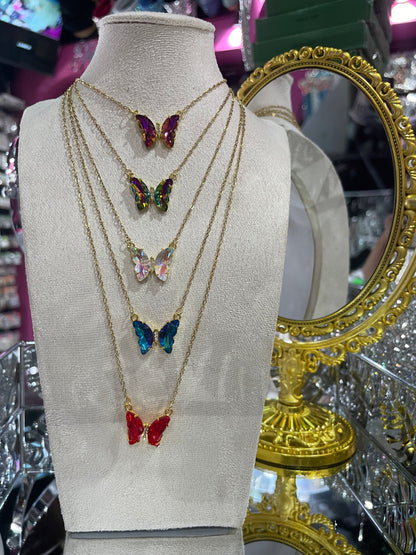 Collar Con dije de Mariposa - Bling Bling