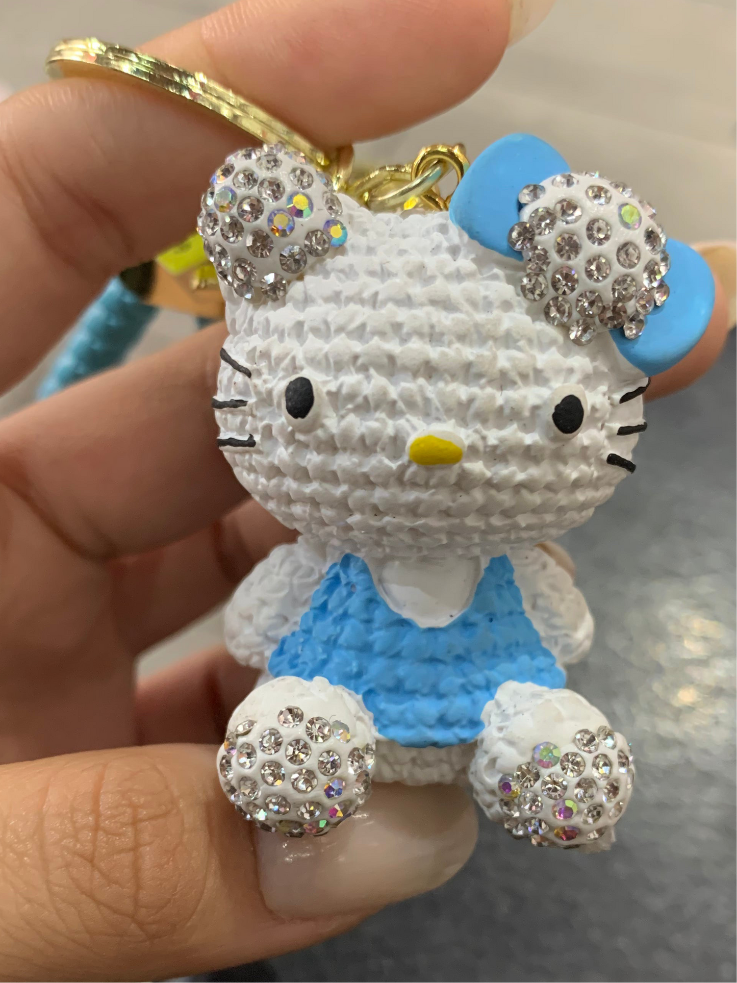 Llavero de hello Kitty - bling bling