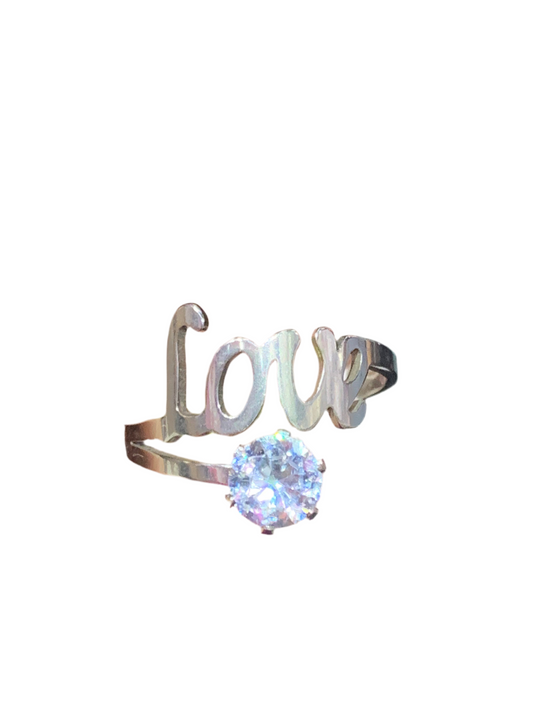 Anillo love - bling bling