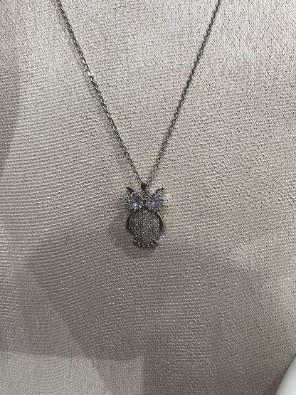 Collar con dije de Búho - Bling Bling