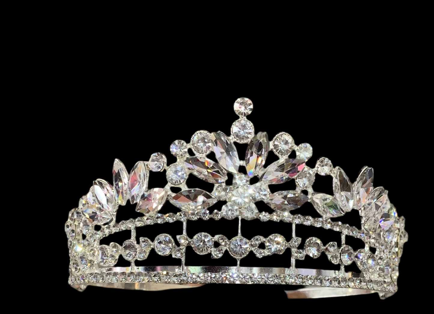 Corona princesa plateada -