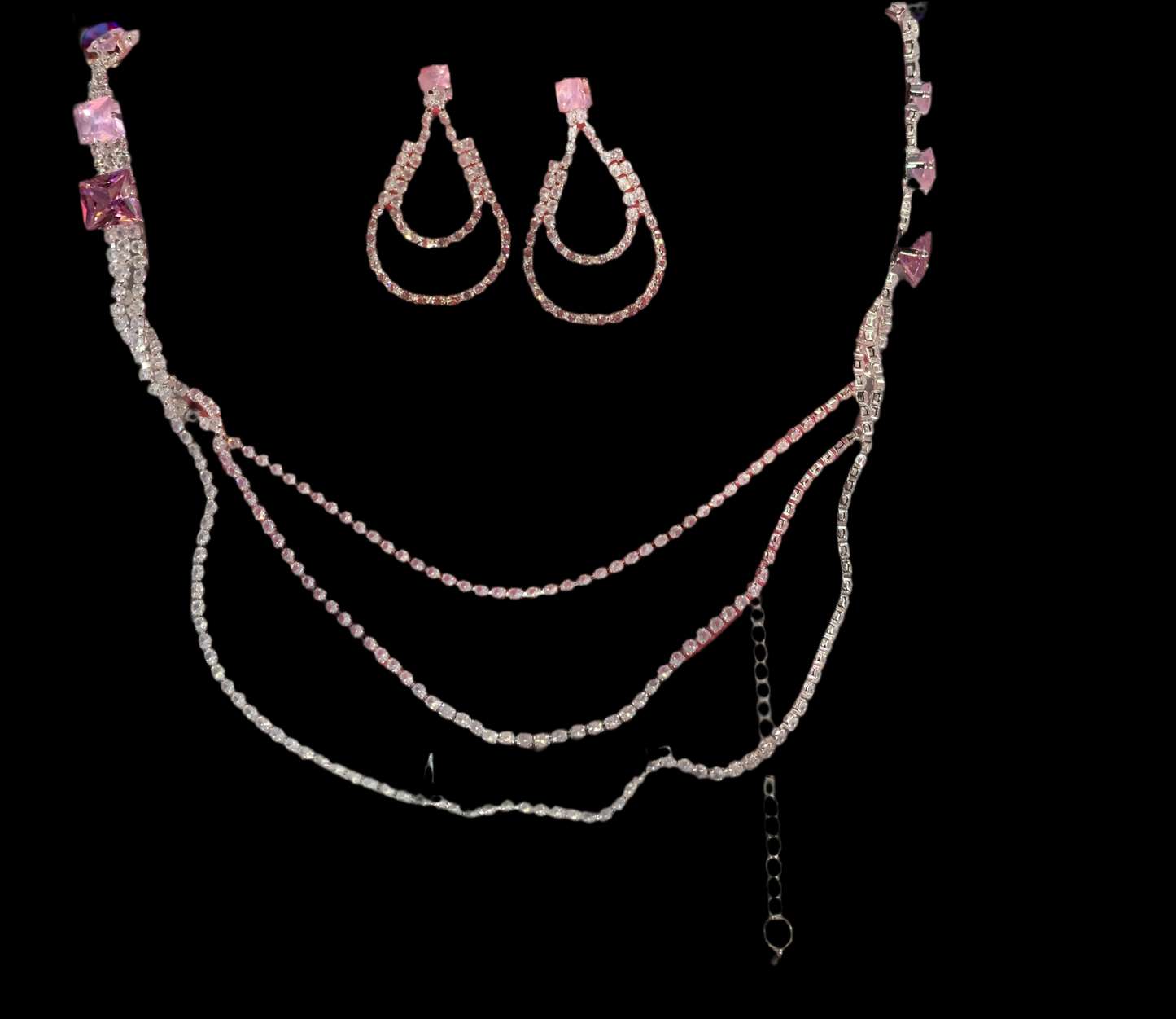 Juego de collar con aretes (sencillo)