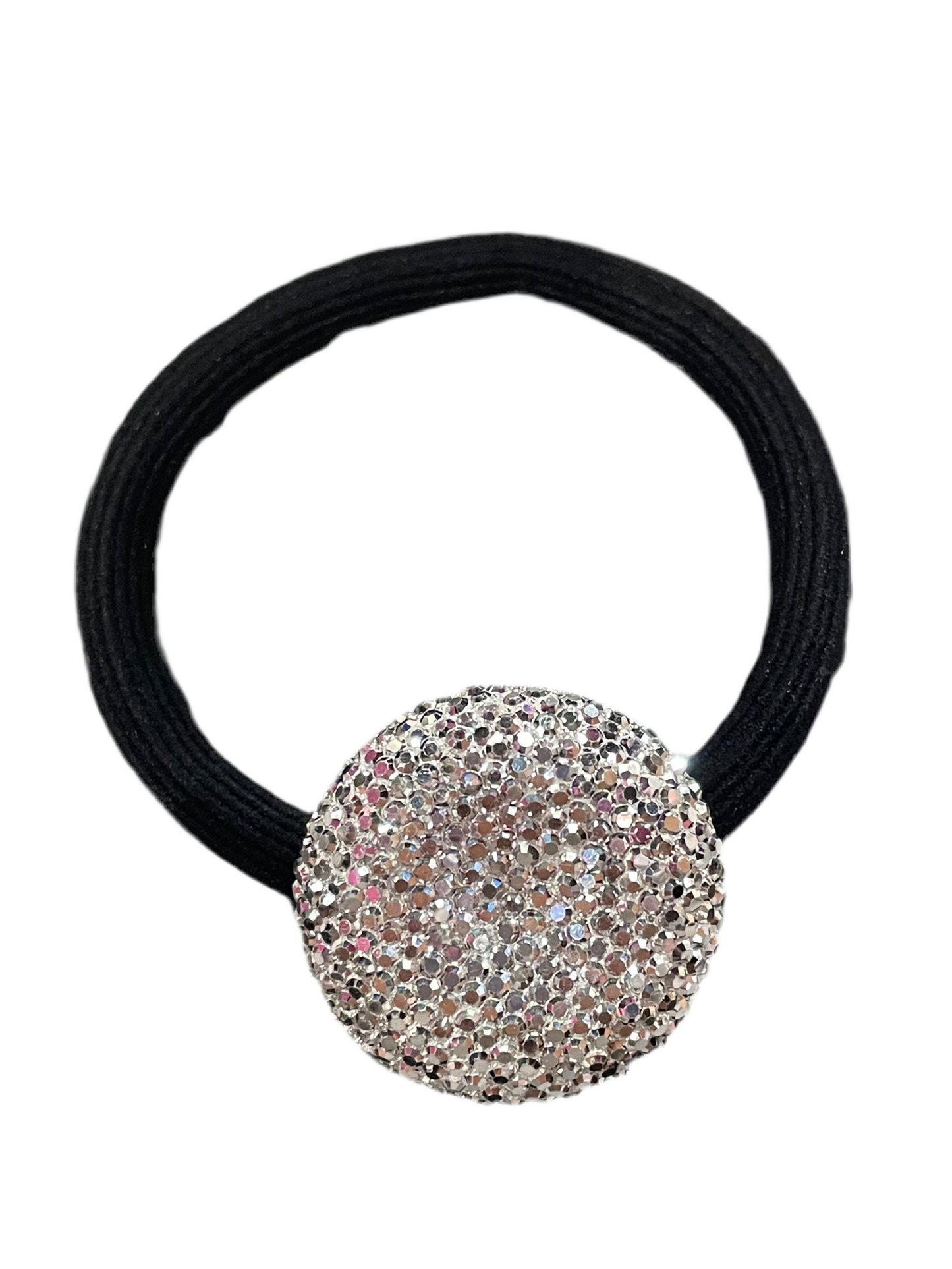 Liga para el cabello con adorno en forma circular - Bling Bling