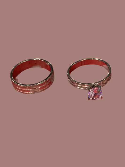 Anillo doble - bling bling