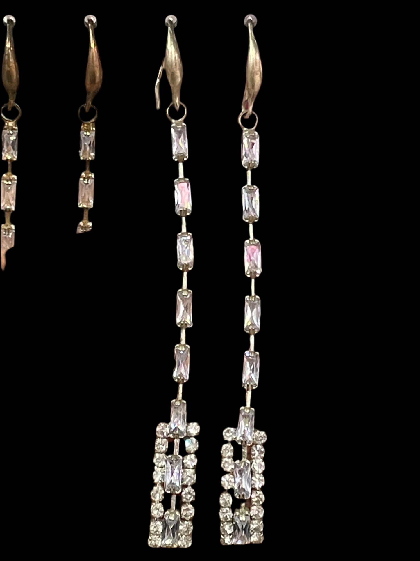 Aretes larga de fiesta - Bling Bling
