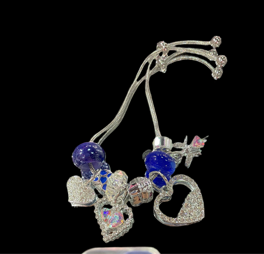 Pulsera ajustable plateada