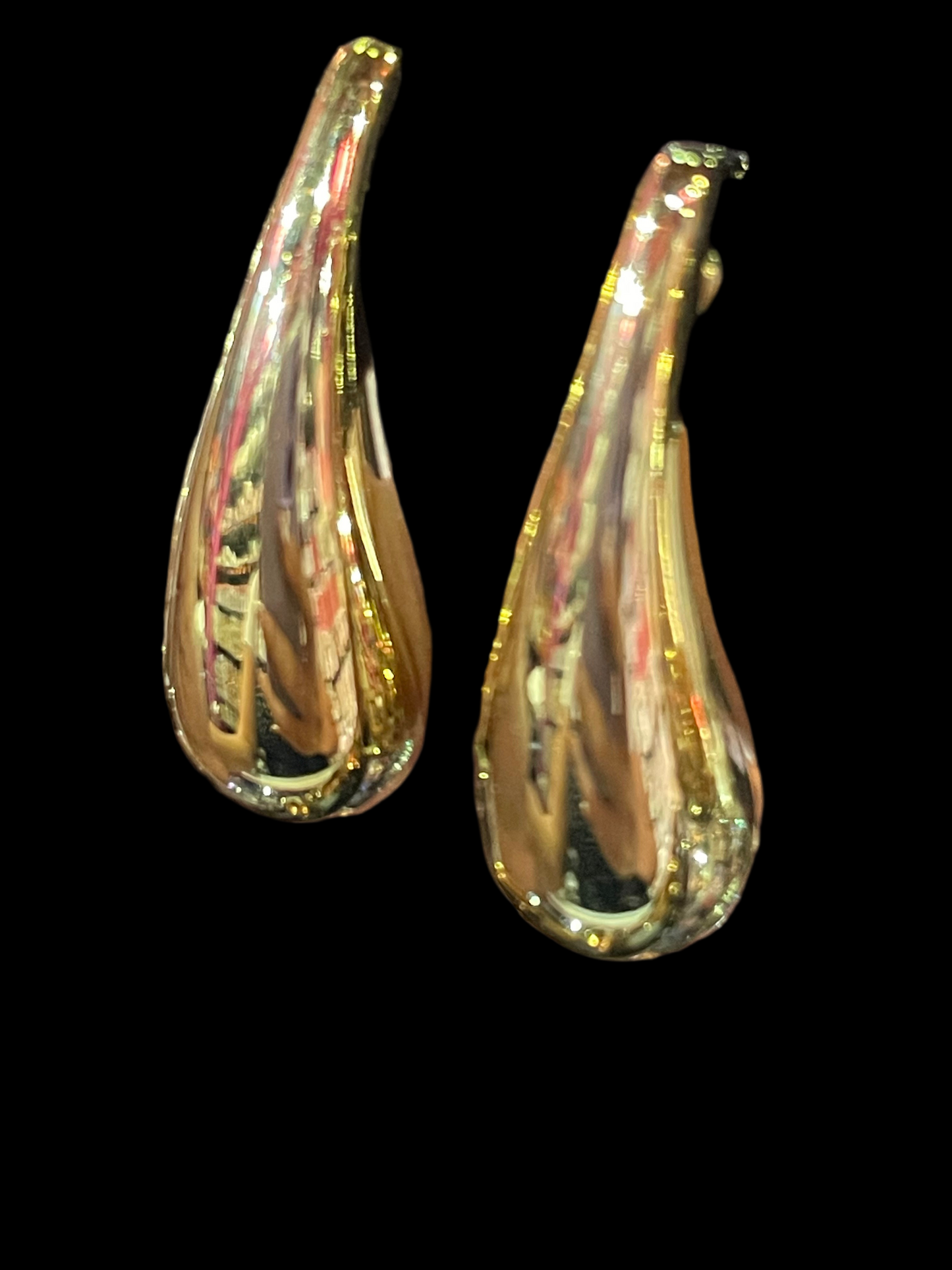 Aretes largos de gota - Bling Bling