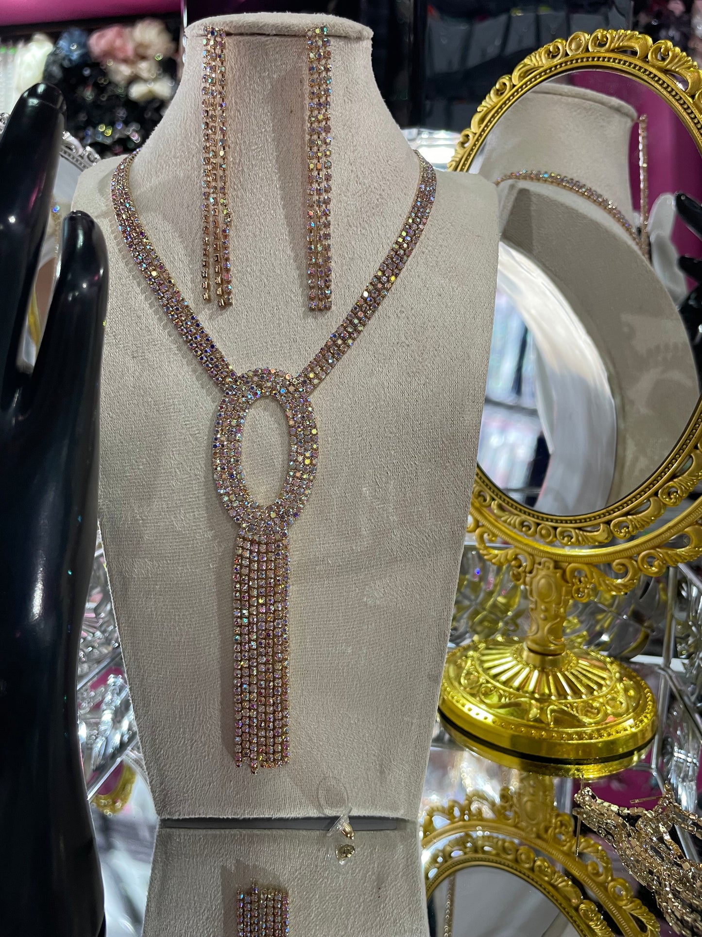 Juego de Collar largo para Fiesta - Bling Bling