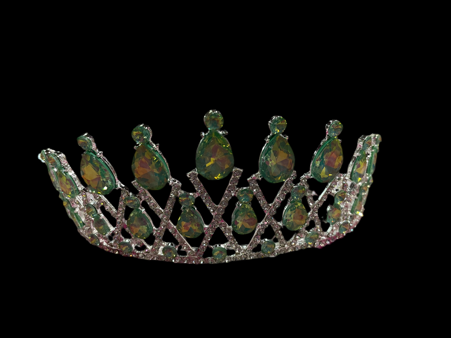 Corona princesa verde 1 - Bling Bling