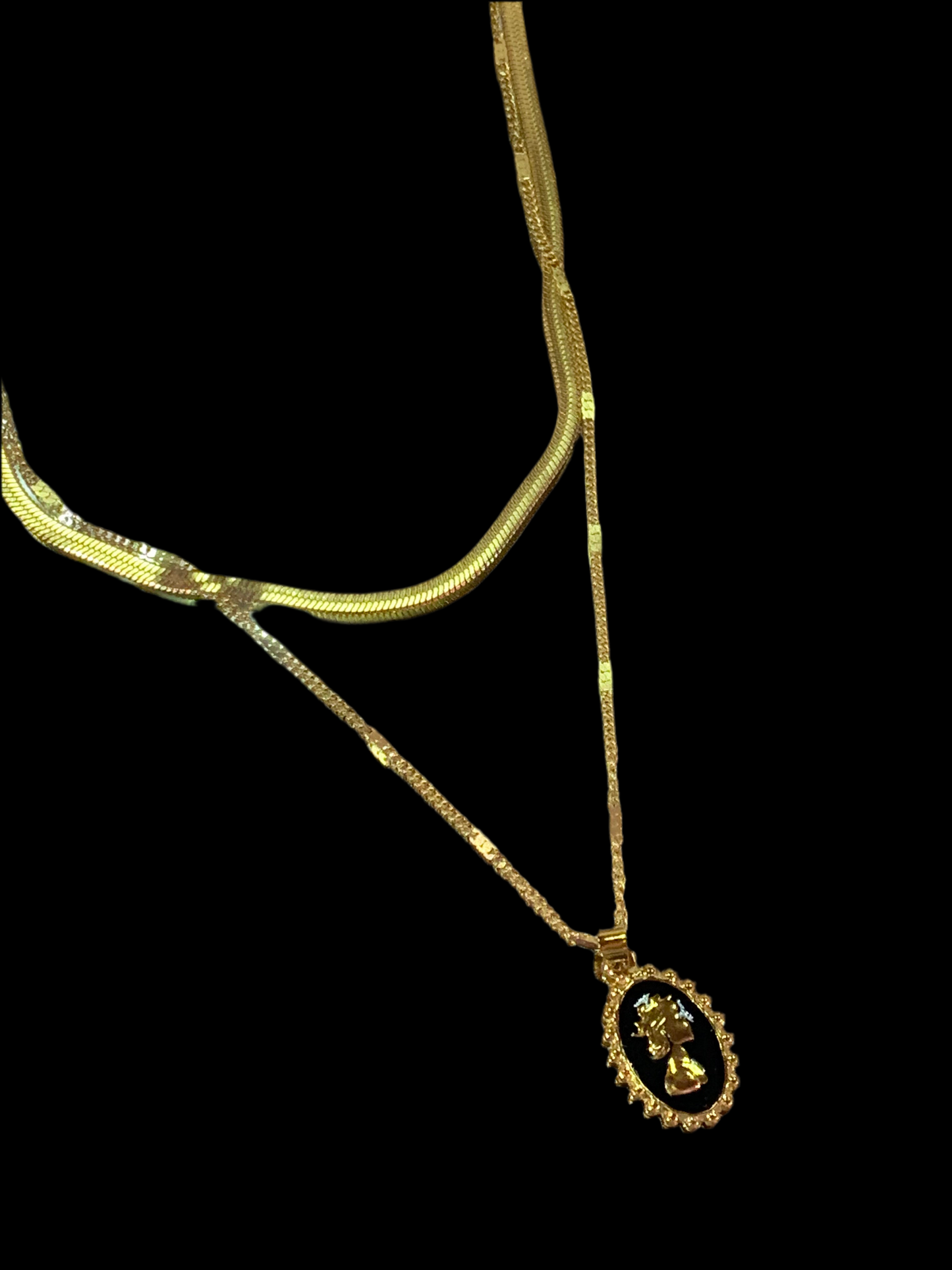 Collar doble diseños - Bling Bling
