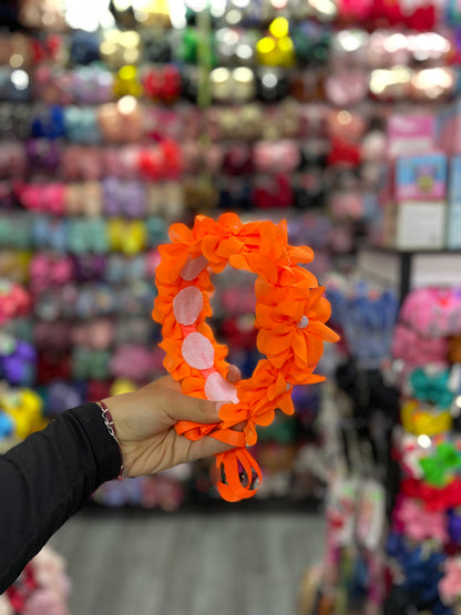 Corona De Flores(Ajustable) - Los Moños De Kari