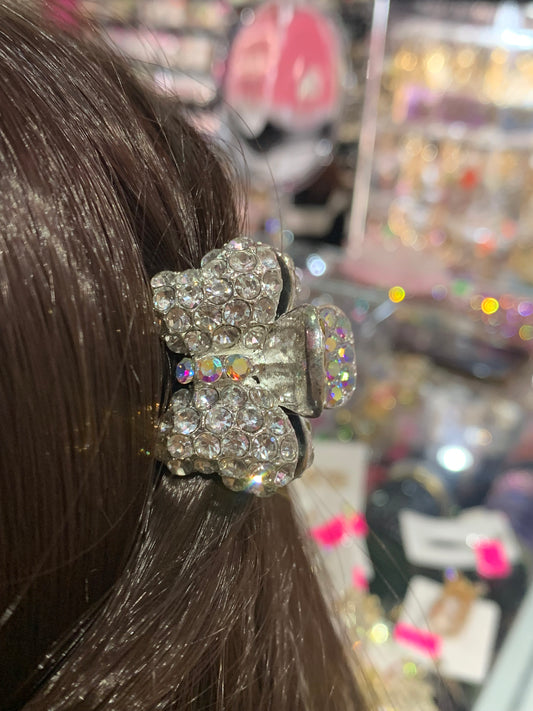 Pinza mini diseños en plateado - Bling Bling
