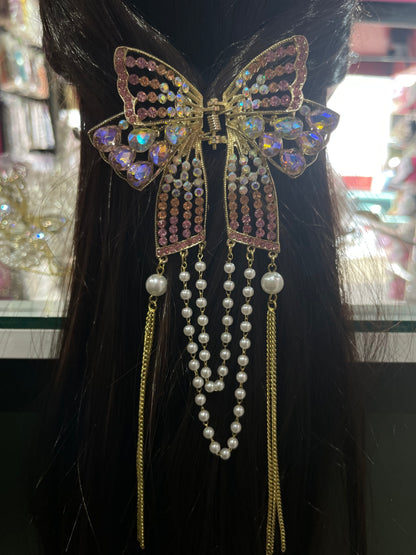 Pinza con Moño Grande - Bling Bling
