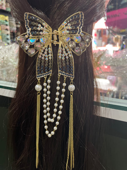 Pinza con Moño Grande - Bling Bling
