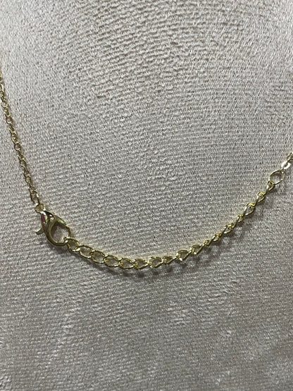 Collar con Dije liso en Dorado - Bling Bling