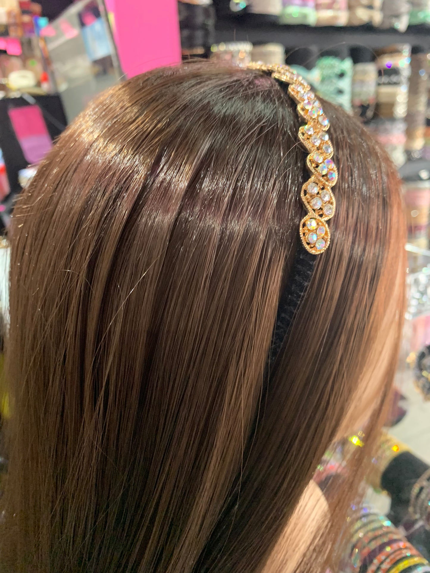 Diadema decorada - bling bling