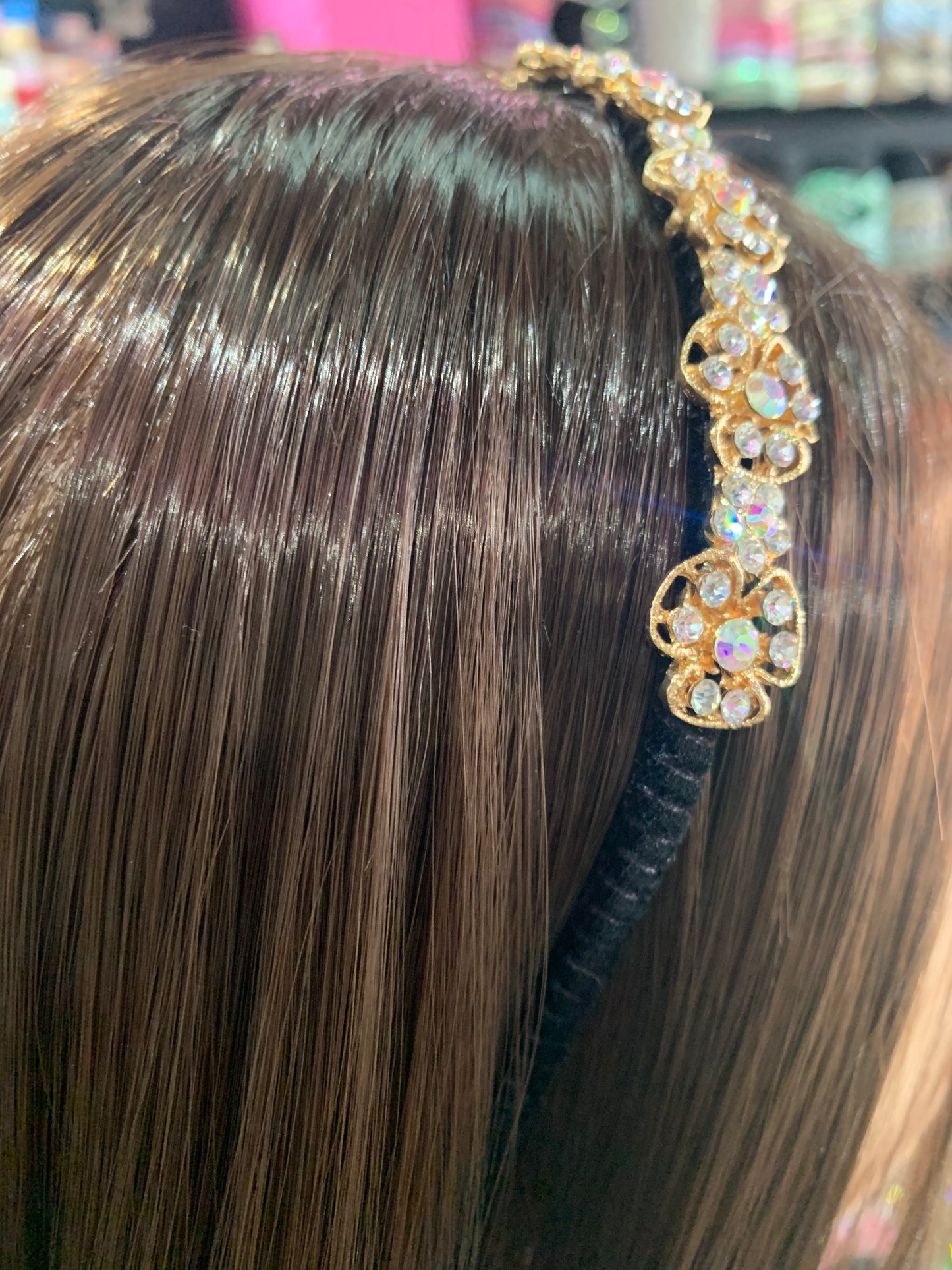 Diadema decorada - bling bling