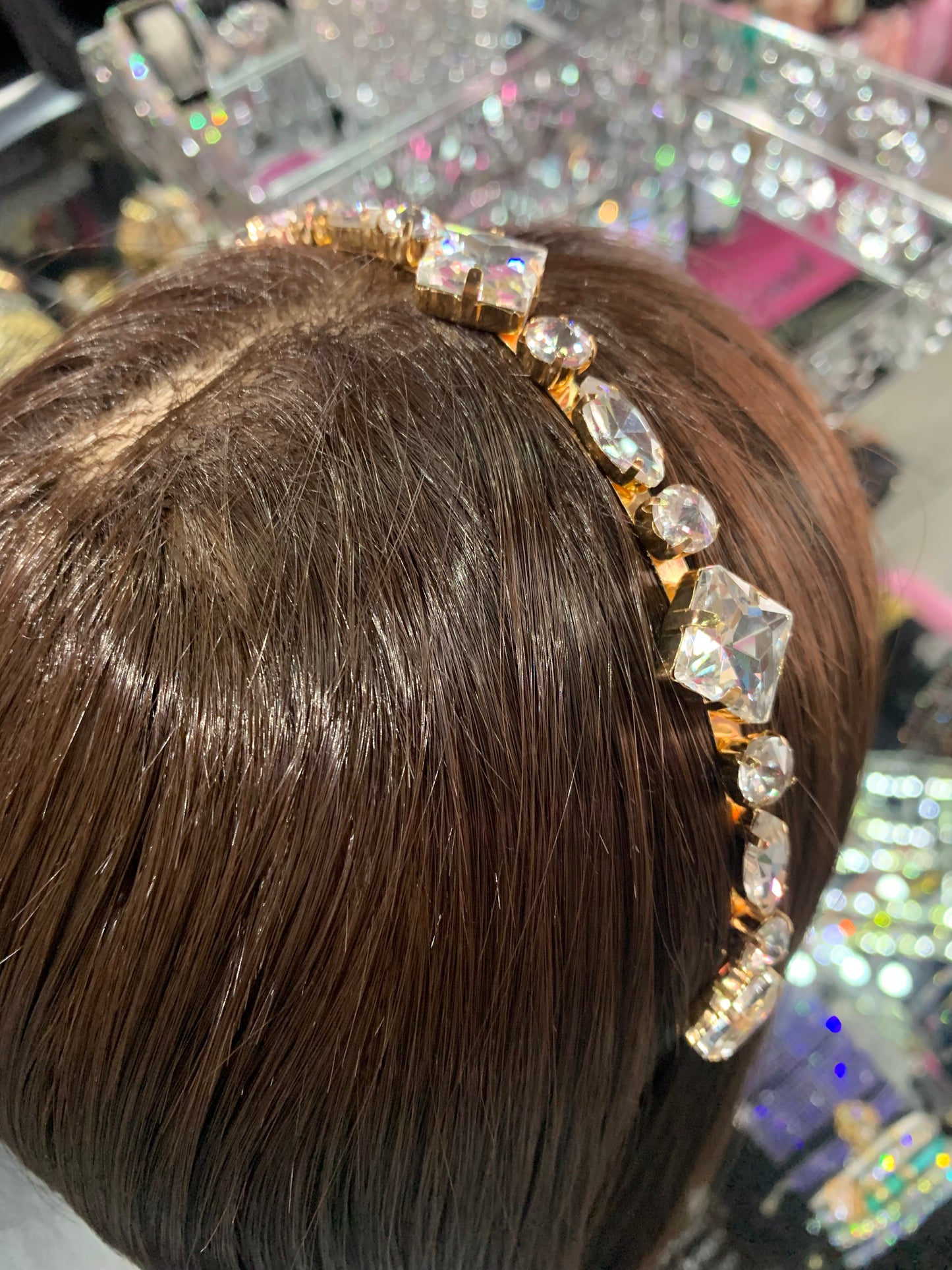 Diadema decorada - bling bling