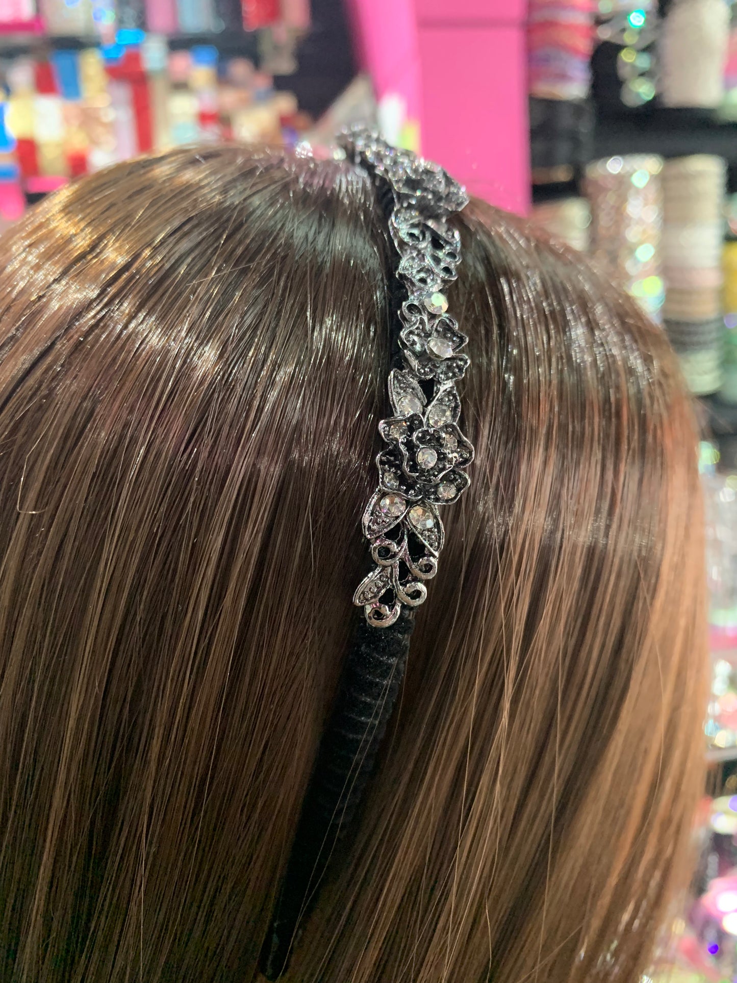 Diadema decorada - bling bling