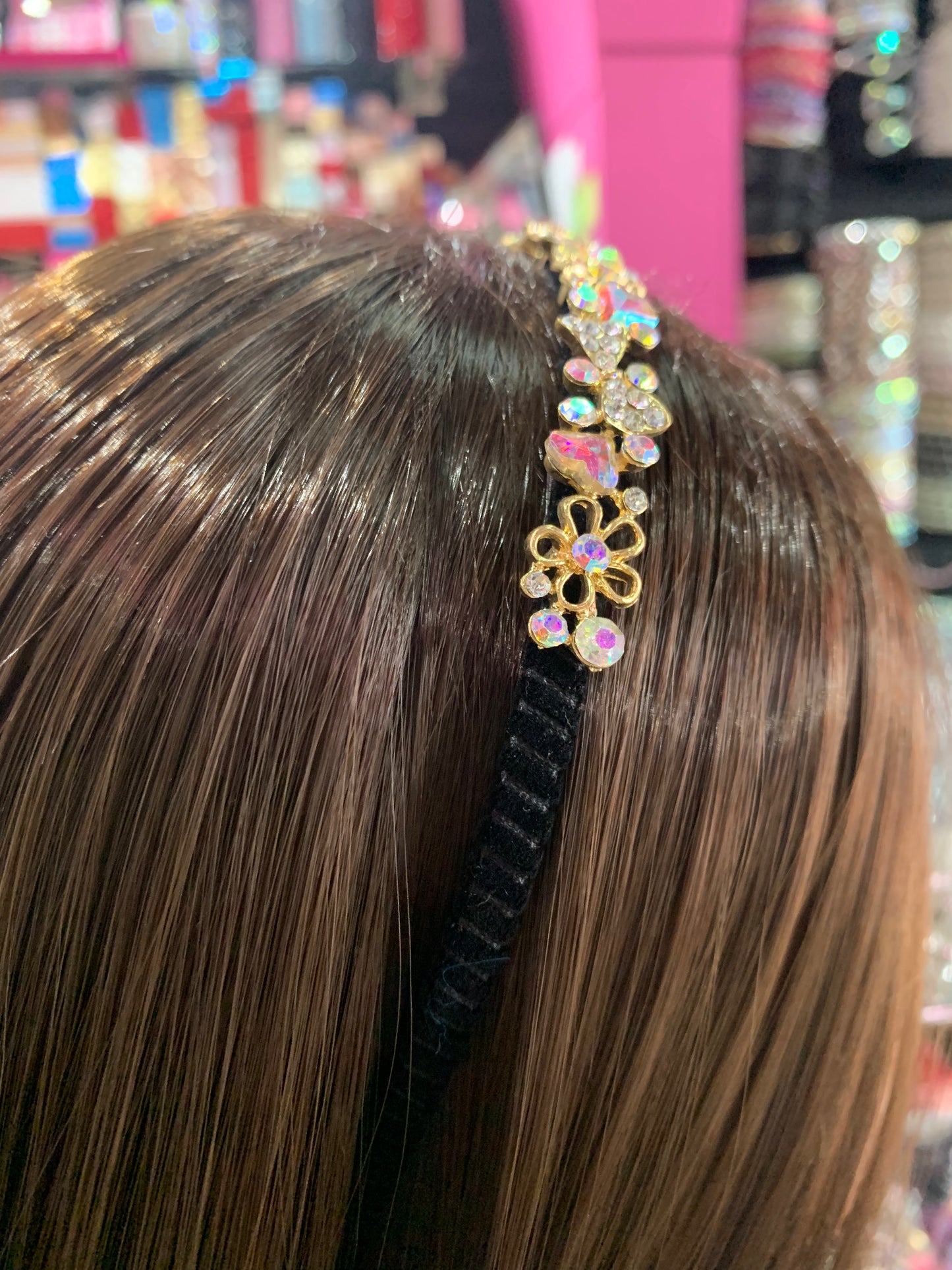 Diadema decorada - bling bling