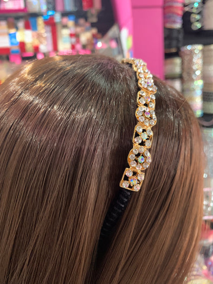 Diadema decorada - bling bling