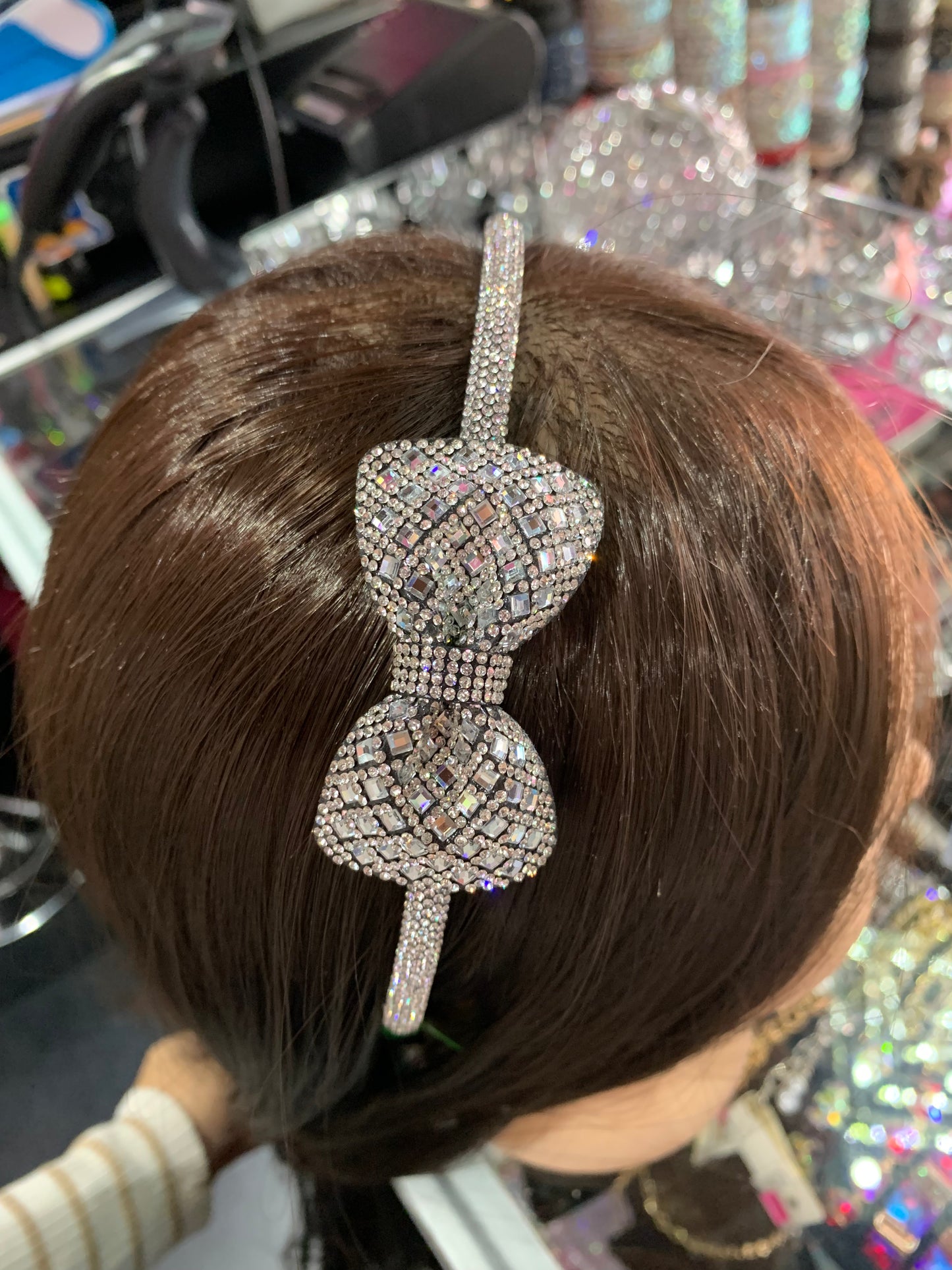 Diadema con moño - bling bling