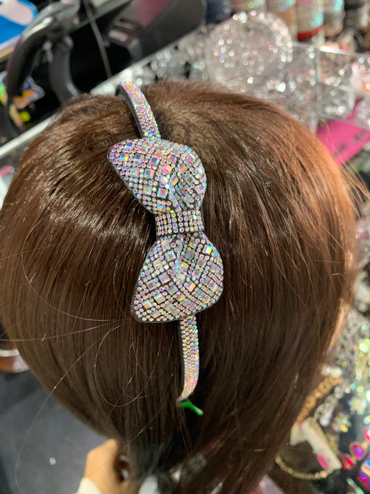 Diadema con moño - bling bling