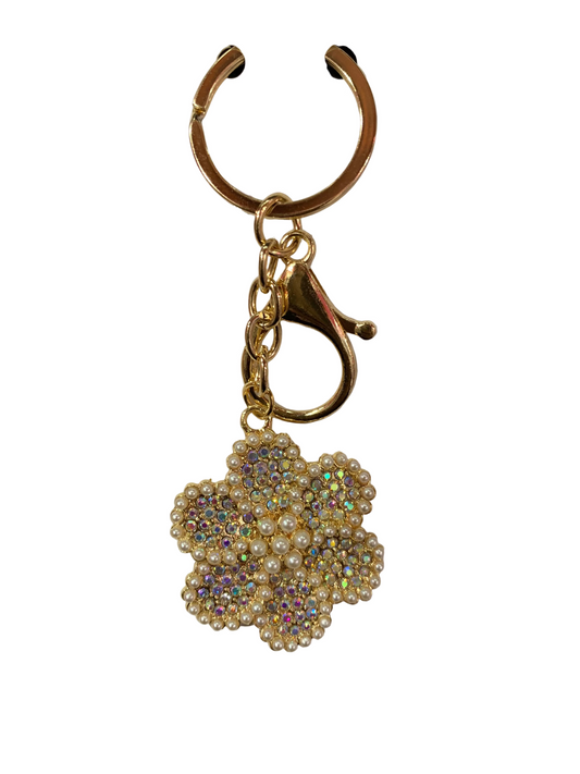 Llavero de flor - cristal