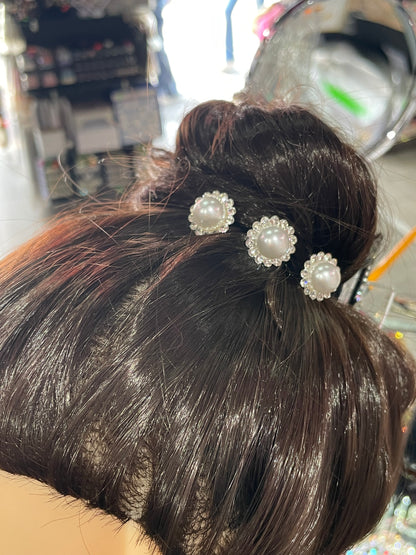 Horquillas sol plateado