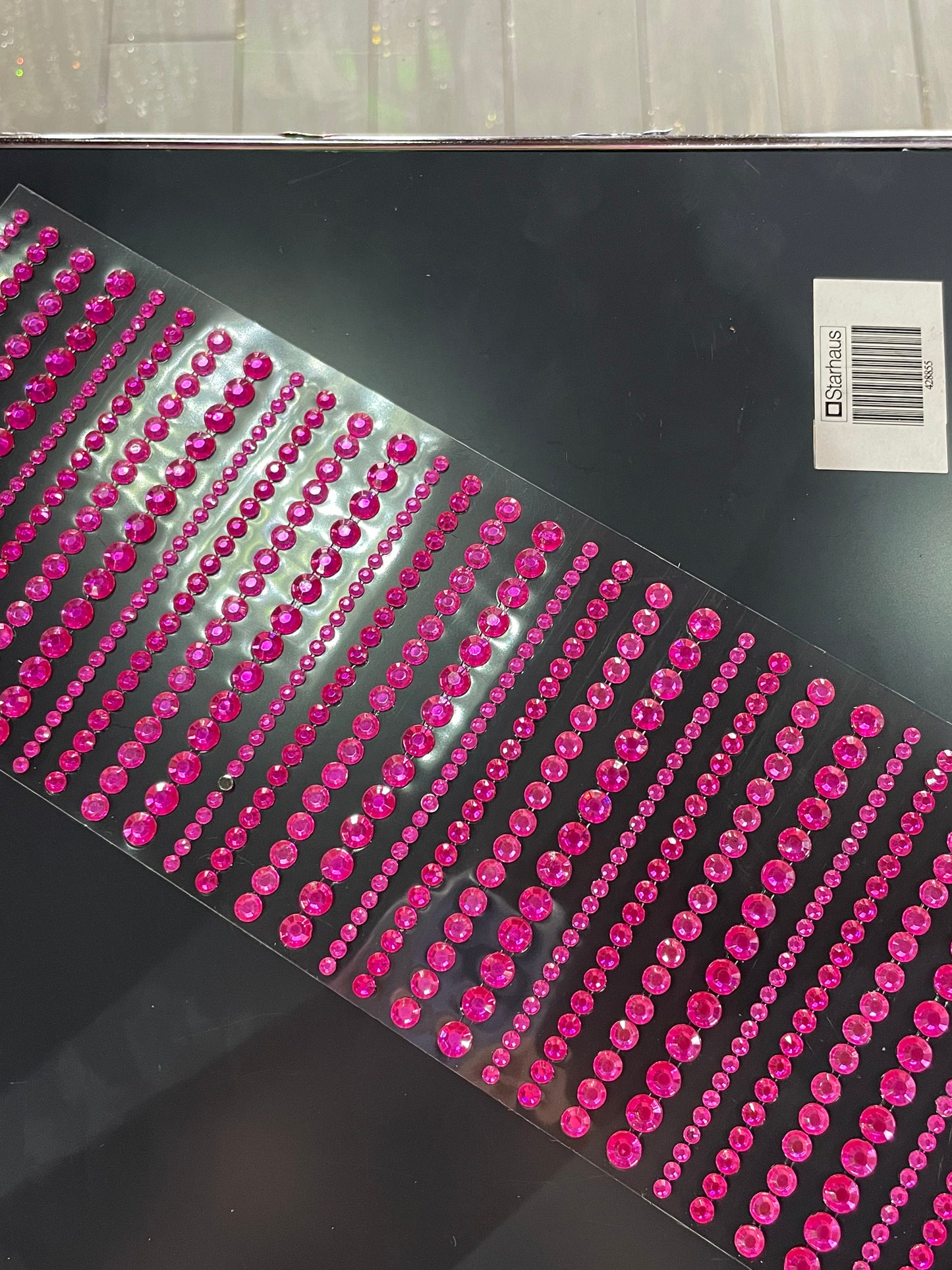 Pedrería para peinados/maquillaje