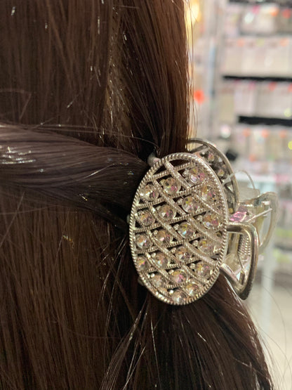 Mini pinza metálica ovalada - Bling Bling