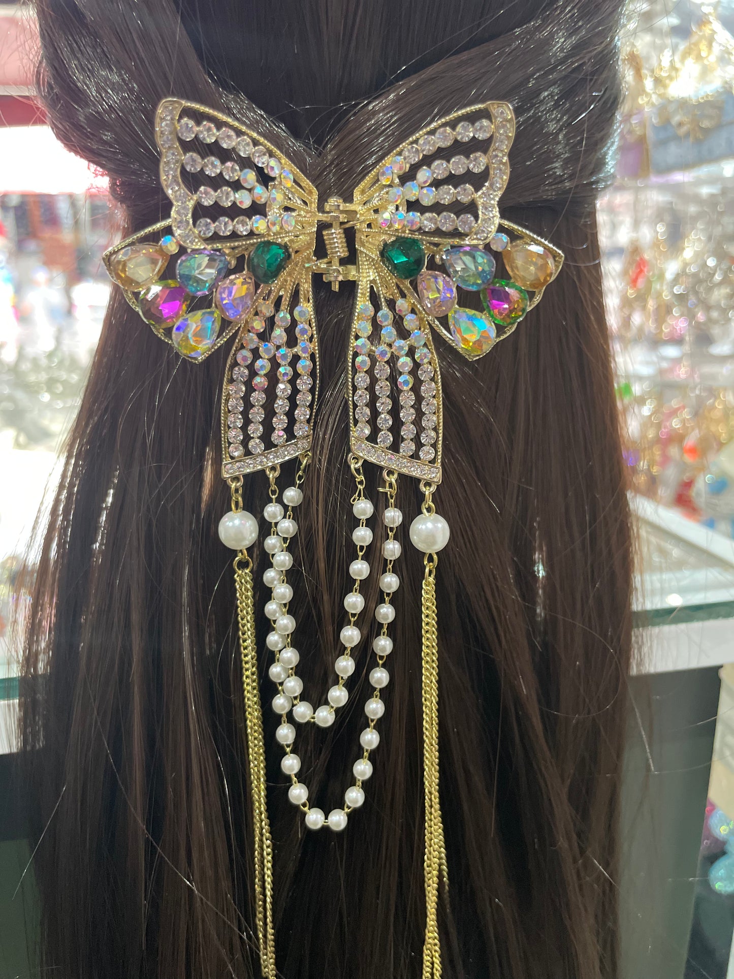 Pinza con Moño Grande - Bling Bling