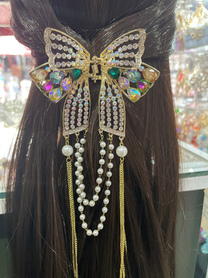 Pinza con Moño Grande - Bling Bling