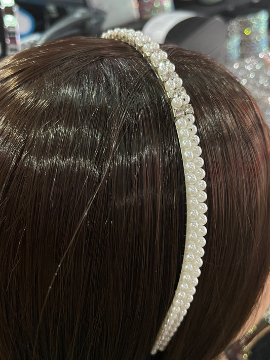 Diadema de perlas - Bling Bling