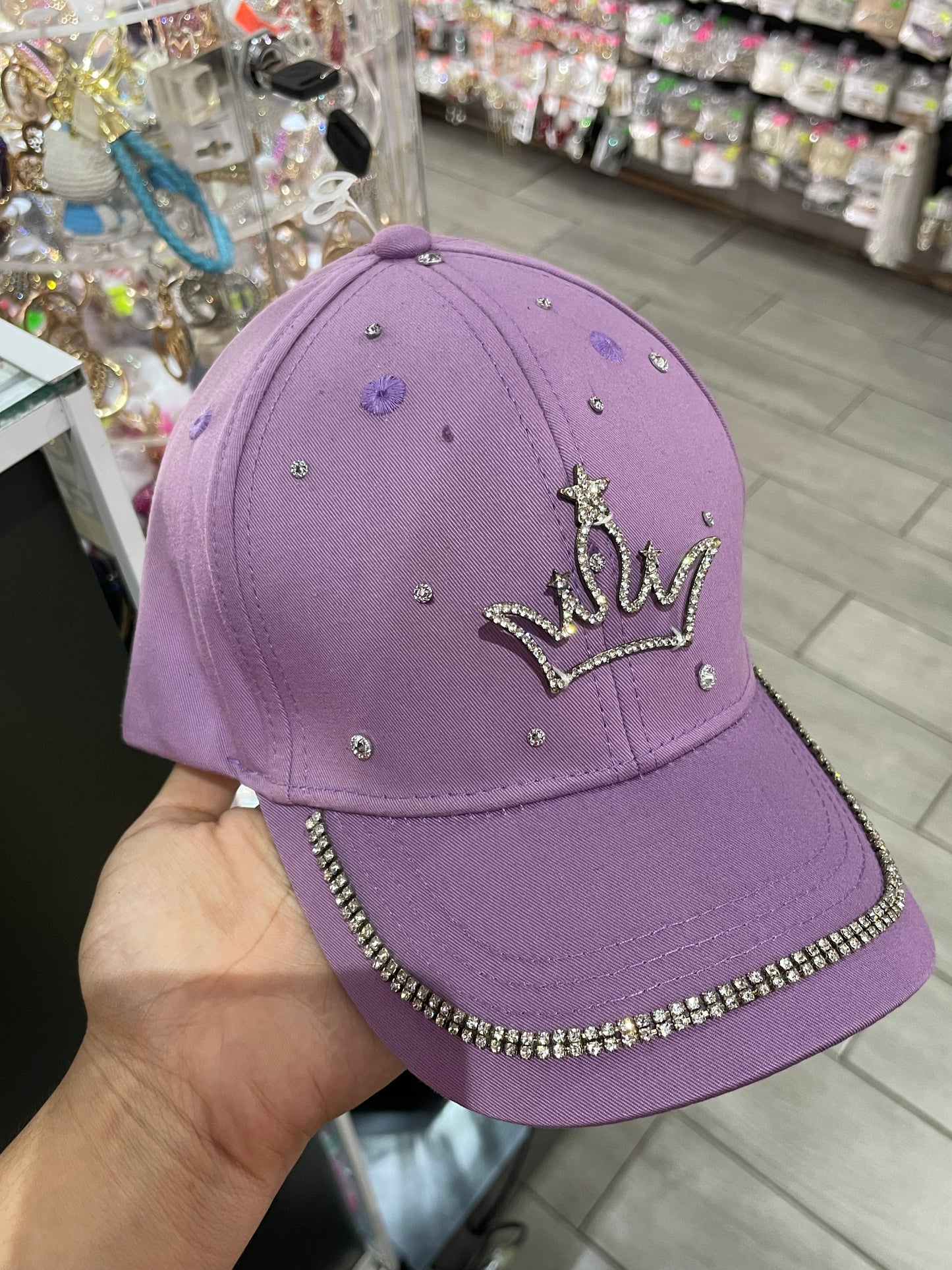 Gorras decoradas - bling bling